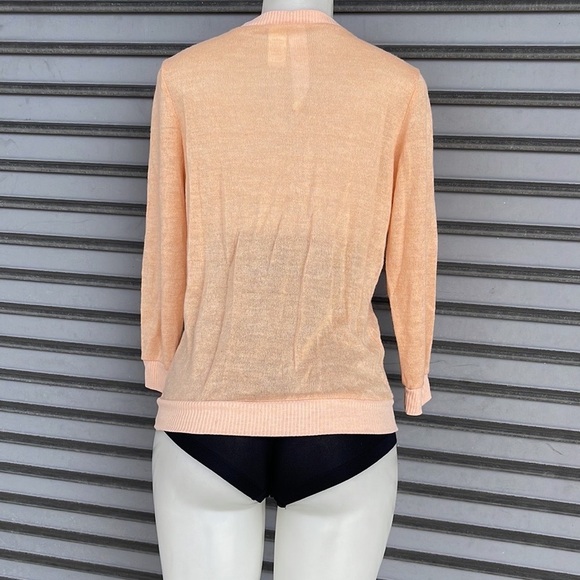 Live To Be Spoiled Cardigan Sweater Zip Up Size L - Picture 8 of 9